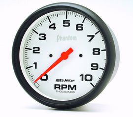 AutoMeter GAUGE; TACHOMETER; 5in.; 10K RPM; IN-DASH; PHANTOM