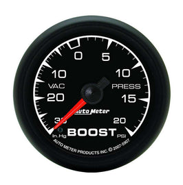 2-1/16 ES Boost/Vacuum Gauge - HG/20psi - AutoMeter 5907