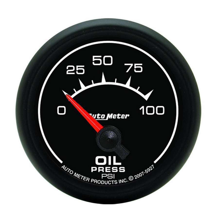 2-1/16 ES Oil Pressure Gauge - 0-100psi - AutoMeter 5927