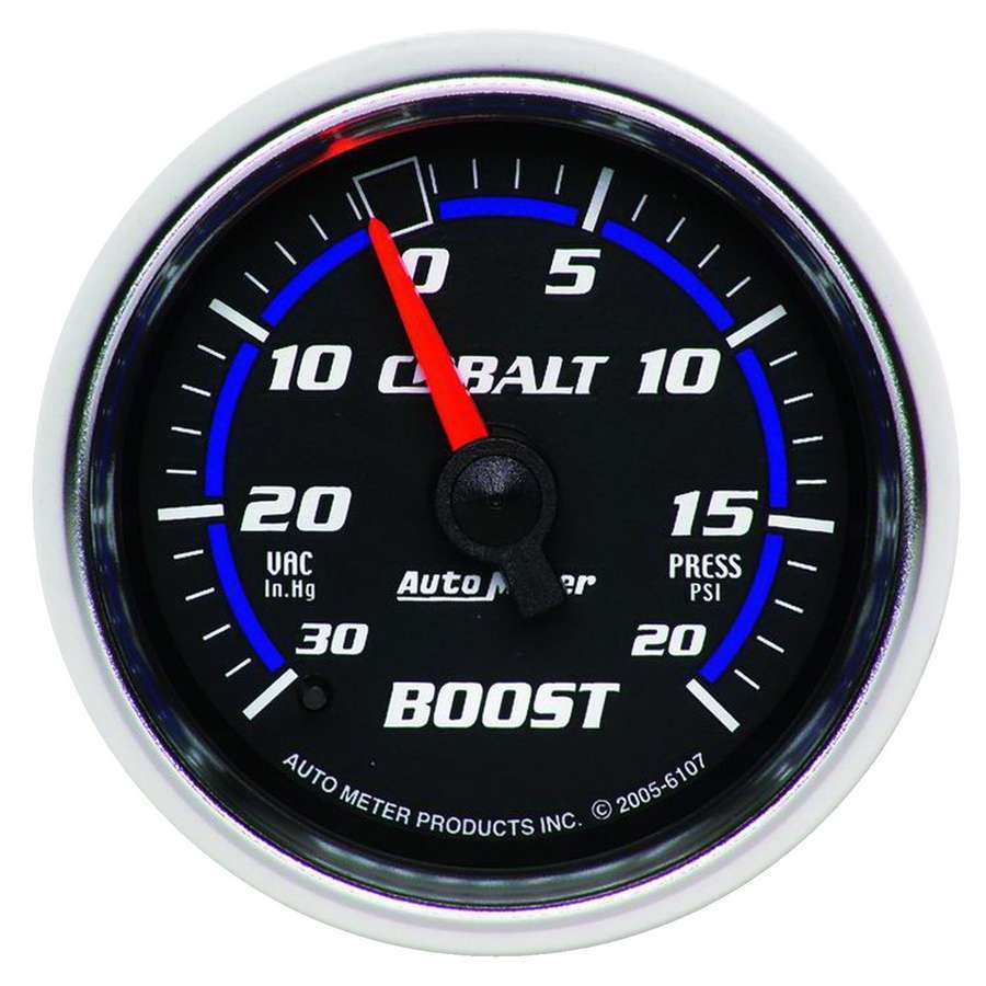 2-1/16in C/S Boost/Vac Gauge 30in HG/20psi - AutoMeter 6107