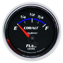 Load image into Gallery viewer, 2-1/16in C/S Fuel Level Gauge 0-90ohms - AutoMeter 6113