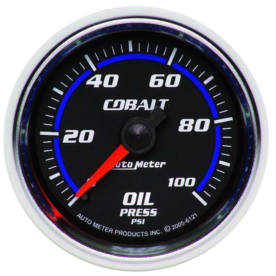 2-1/16in C/S Oil Pressure Gauge 0-100psi - AutoMeter 6121
