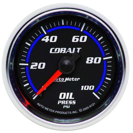 2-1/16in C/S Oil Pressure Gauge 0-100psi - AutoMeter 6121