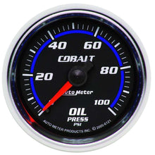 Load image into Gallery viewer, 2-1/16in C/S Oil Pressure Gauge 0-100psi - AutoMeter 6121