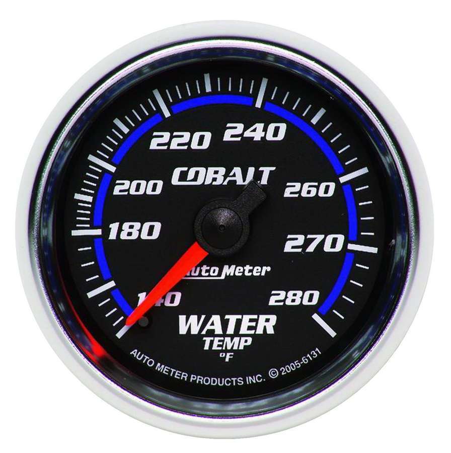 2-1/16in C/S Water Temp Gauge 140-280 - AutoMeter 6131