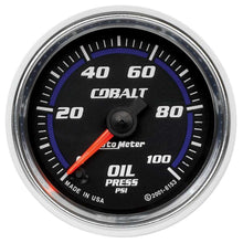 Load image into Gallery viewer, 2-1/16in C/S Oil Pressure Gauge 0-100psi - AutoMeter 6153