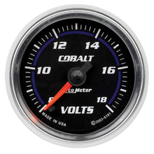 Load image into Gallery viewer, 2-1/16in C/S Voltmeter Gauge 8-18 Volts - AutoMeter 6191