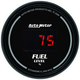 2-1/16in DG/B Fuel Level Gauge - AutoMeter 6310