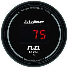 Load image into Gallery viewer, 2-1/16in DG/B Fuel Level Gauge - AutoMeter 6310