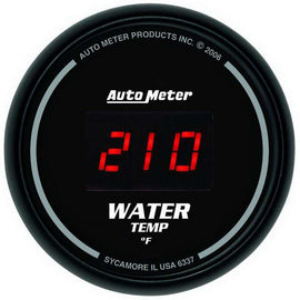 2-1/16 DG/B Water Temp Gauge - AutoMeter 6337