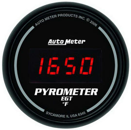 2-1/16in DG/B Pyrometer/ EGT Gauge - AutoMeter 6345