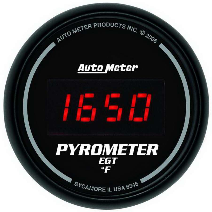 2-1/16in DG/B Pyrometer/ EGT Gauge - AutoMeter 6345