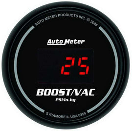 2-1/16in DG/B Vacuum/ Boost Gauge - AutoMeter 6359