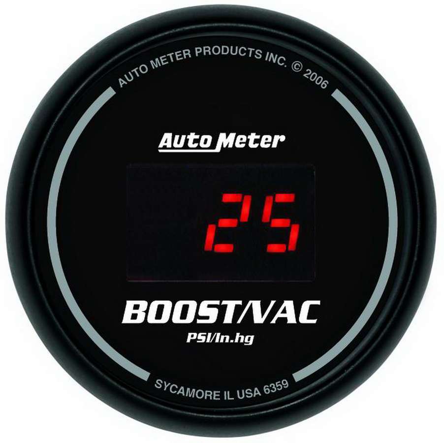 2-1/16in DG/B Vacuum/ Boost Gauge - AutoMeter 6359