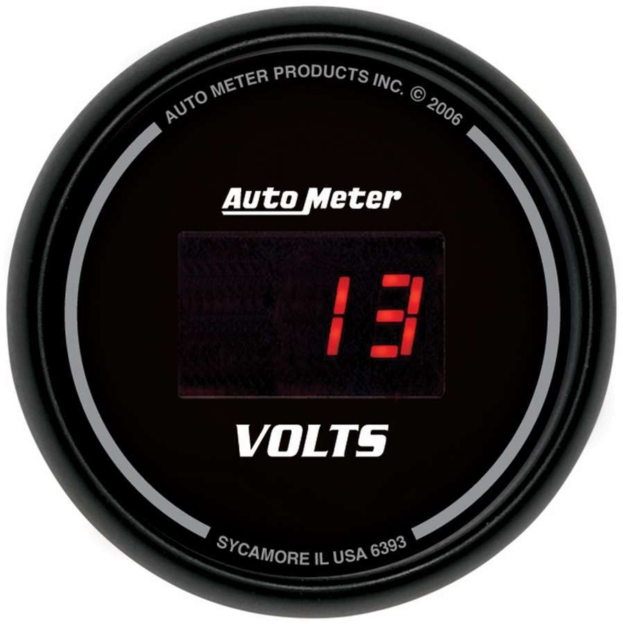 2-1/16in DG/B Voltmeter Gauge - AutoMeter 6393