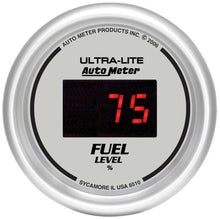 Load image into Gallery viewer, 2-1/16in DG/S Fuel Level Gauge - AutoMeter 6510