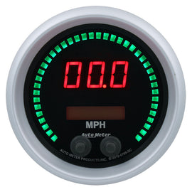3-3/8 Speedometer 260mph Elite Digital SC Series - AutoMeter 6789-SC