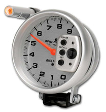 Load image into Gallery viewer, AutoMeter 5in. TACHOMETER; 0-9000 RPM; PEDESTAL W/QUICK LITE; W/PEAK MEMORY; ULTRA-LITE