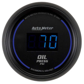 2-1/16 Oil Press Gauge 5-100 PSI Digital - AutoMeter 6927