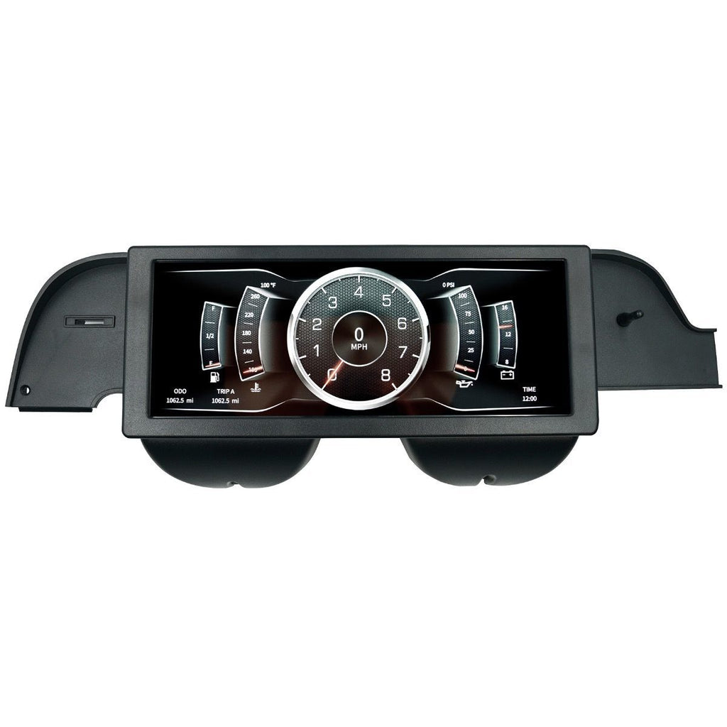 Invision LCD Dash Kit - 67-68 Mustang Direct Fit - AutoMeter 7011