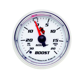 2-1/16in C2/S Boost/Vac Gauge 30in Hg/20psi - AutoMeter 7107