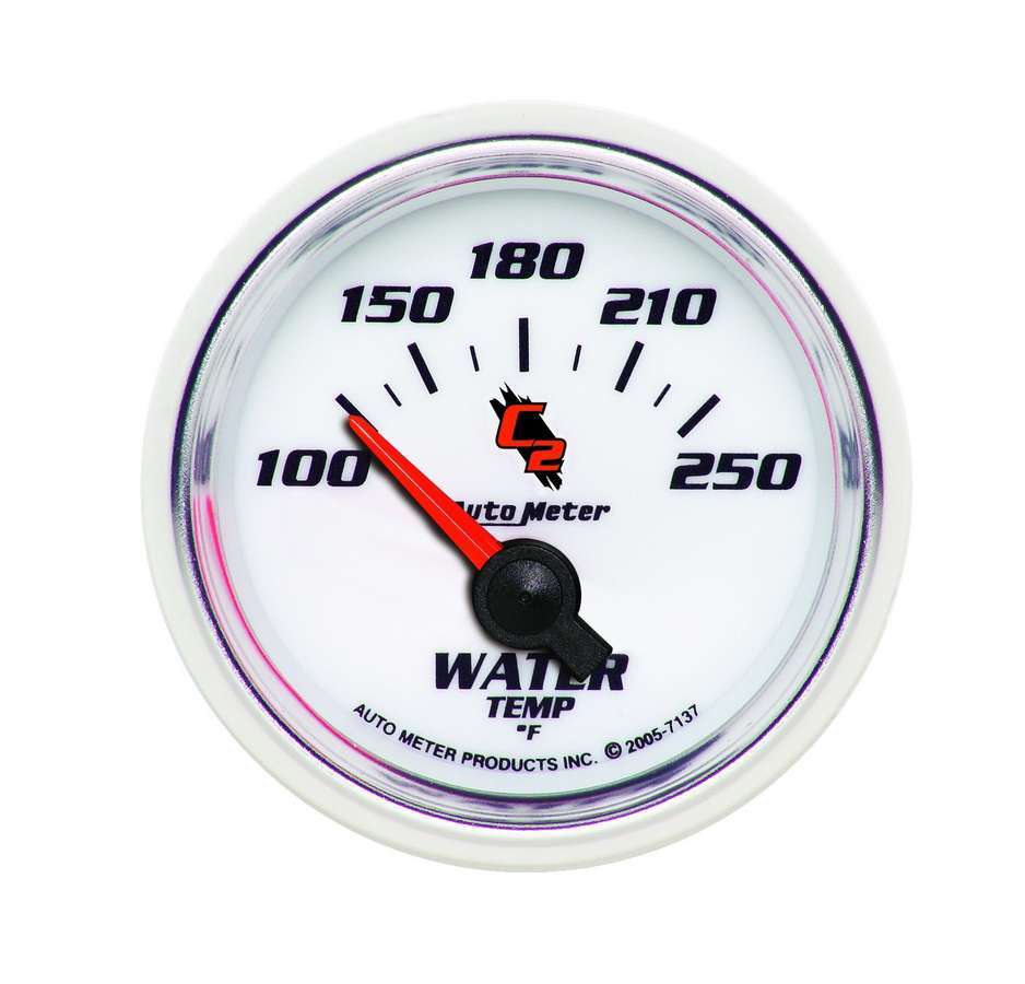 2-1/16in C2/S Water Temp Gauge 100-250 - AutoMeter 7137