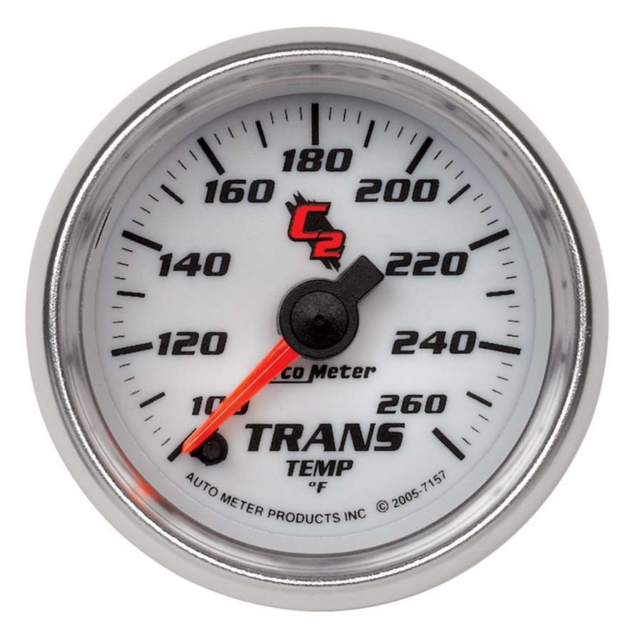 2-1/16in C2/S Trans Temp. Gauge 100-260 - AutoMeter 7157