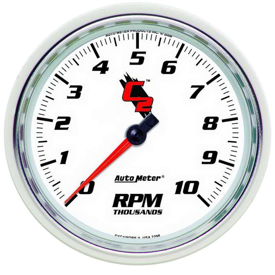 AutoMeter GAUGE; TACHOMETER; 5in.; 10K RPM; IN-DASH; C2