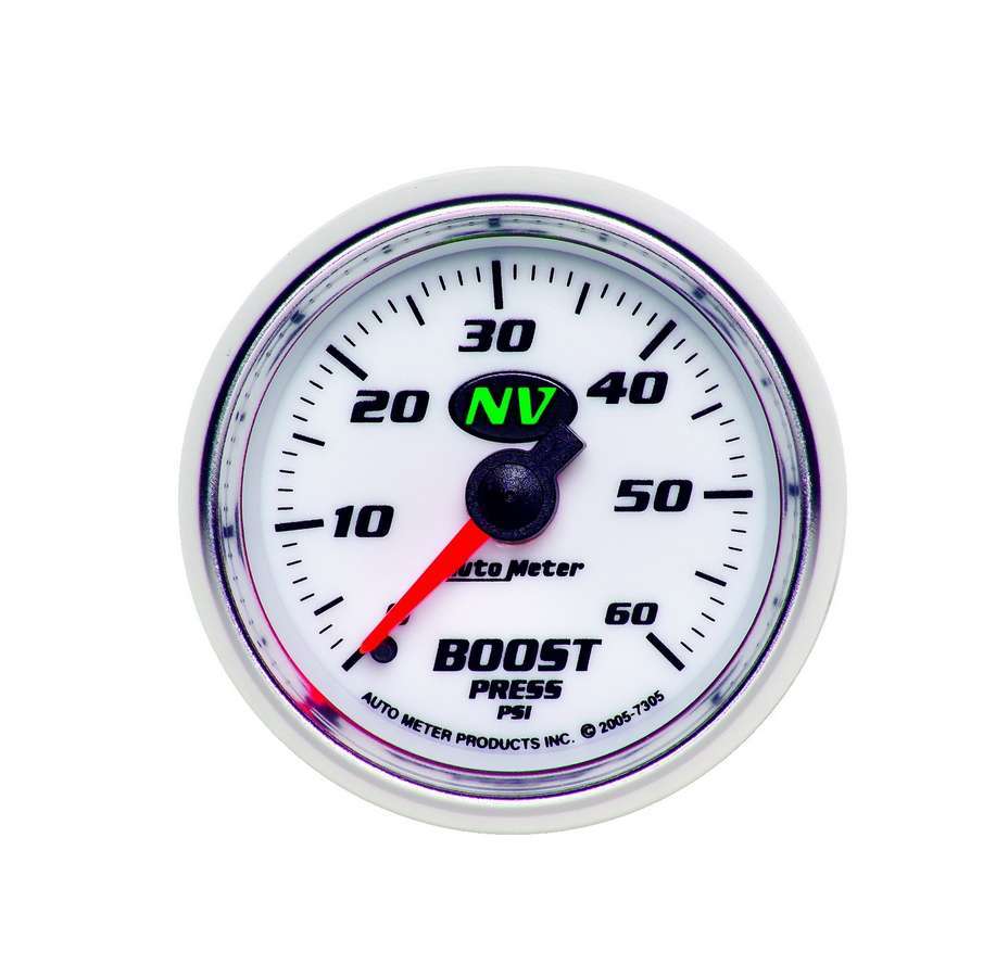 2-1/16in NV/S Boost Gauge 0-60psi - AutoMeter 7305