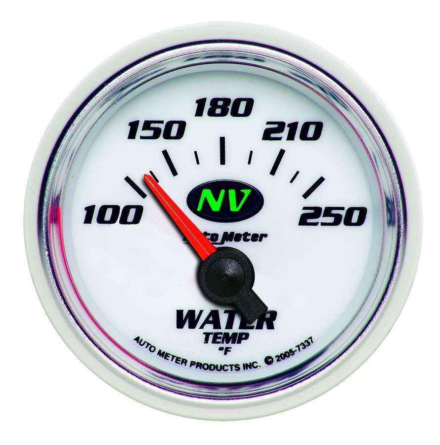2-1/16in NV/S Water Temp Gauge 100-250 - AutoMeter 7337