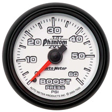 Load image into Gallery viewer, 2-1/16in P/S II Boost Gauge 0-60psi - AutoMeter 7505