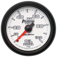 Load image into Gallery viewer, 2-1/16in P/S II Oil Pressure Gauge 0-100psi - AutoMeter 7521
