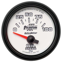 Load image into Gallery viewer, 2-1/16in P/S II Oil Pressure Gauge 0-100psi - AutoMeter 7527