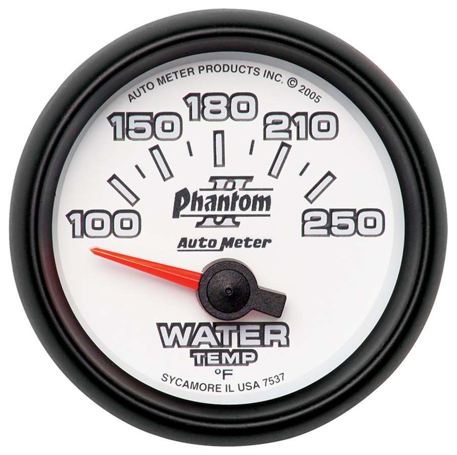 2-1/16in P/S II Water Temp. Gauge 100-250 - AutoMeter 7537