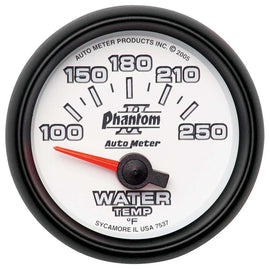 2-1/16in P/S II Water Temp. Gauge 100-250 - AutoMeter 7537