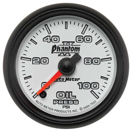 2-1/16in P/S II Oil Pressure Gauge 0-100psi - AutoMeter 7553