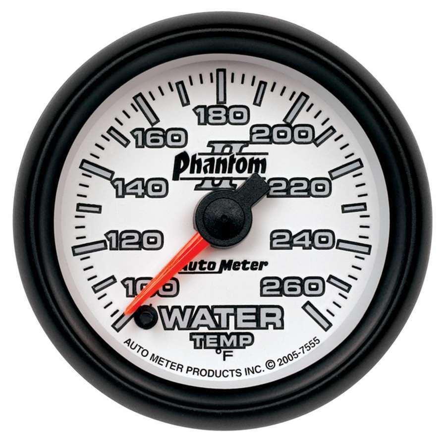 2-1/16in P/S II Water Temp. Gauge 100-260 - AutoMeter 7555