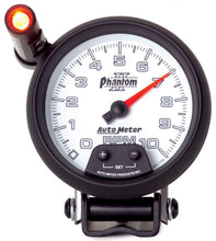 Load image into Gallery viewer, AutoMeter GAUGE; TACHOMETER; 3 3/4in.; 10K RPM; PEDESTAL W/EXT. QUICK-LITE; PHANTOM II
