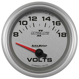 2-5/8 U/L II Voltmeter Gauge 8-18volts - AutoMeter 7791