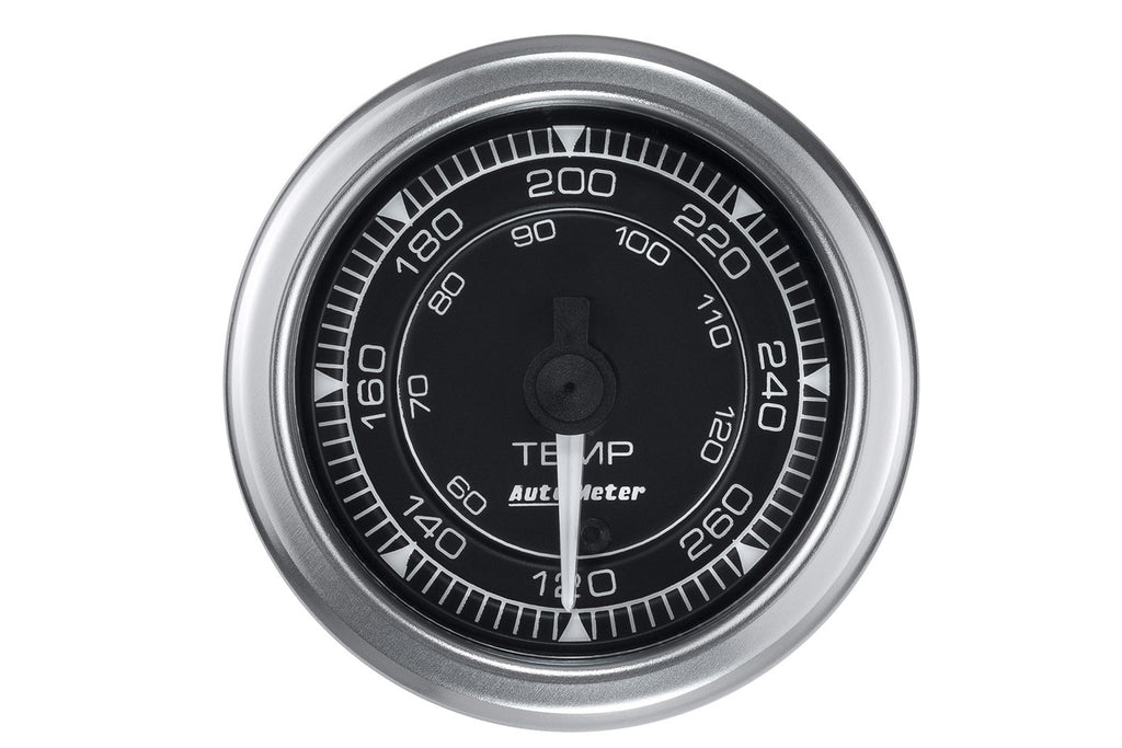 AutoMeter GAUGE; TEMP; 2 1/16in.; 120-280deg.F; DIGITAL STEPPER MOTOR; CHRONO