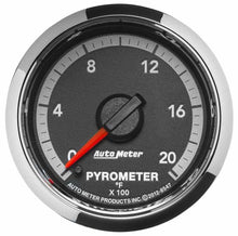 Load image into Gallery viewer, 2-1/16 Pyrometer Gauge 2000 Deg. Dodge Diesel - AutoMeter 8547