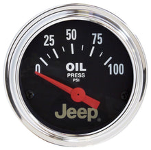 Load image into Gallery viewer, 2-1/16 Oil Pressure Gauge - Jeep Series - AutoMeter 880240