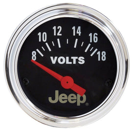 2-1/16 Voltmeter Gauge - Jeep Series - AutoMeter 880242