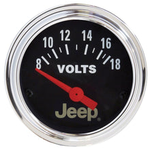 Load image into Gallery viewer, 2-1/16 Voltmeter Gauge - Jeep Series - AutoMeter 880242