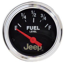 2-1/16 Fuel Level Gauge 0-90ohms - Jeep Series - AutoMeter 880243