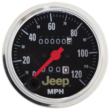 Load image into Gallery viewer, AutoMeter GAUGE; SPEEDOMETER; 3 3/8in.; 120MPH; MECHANICAL; JEEP