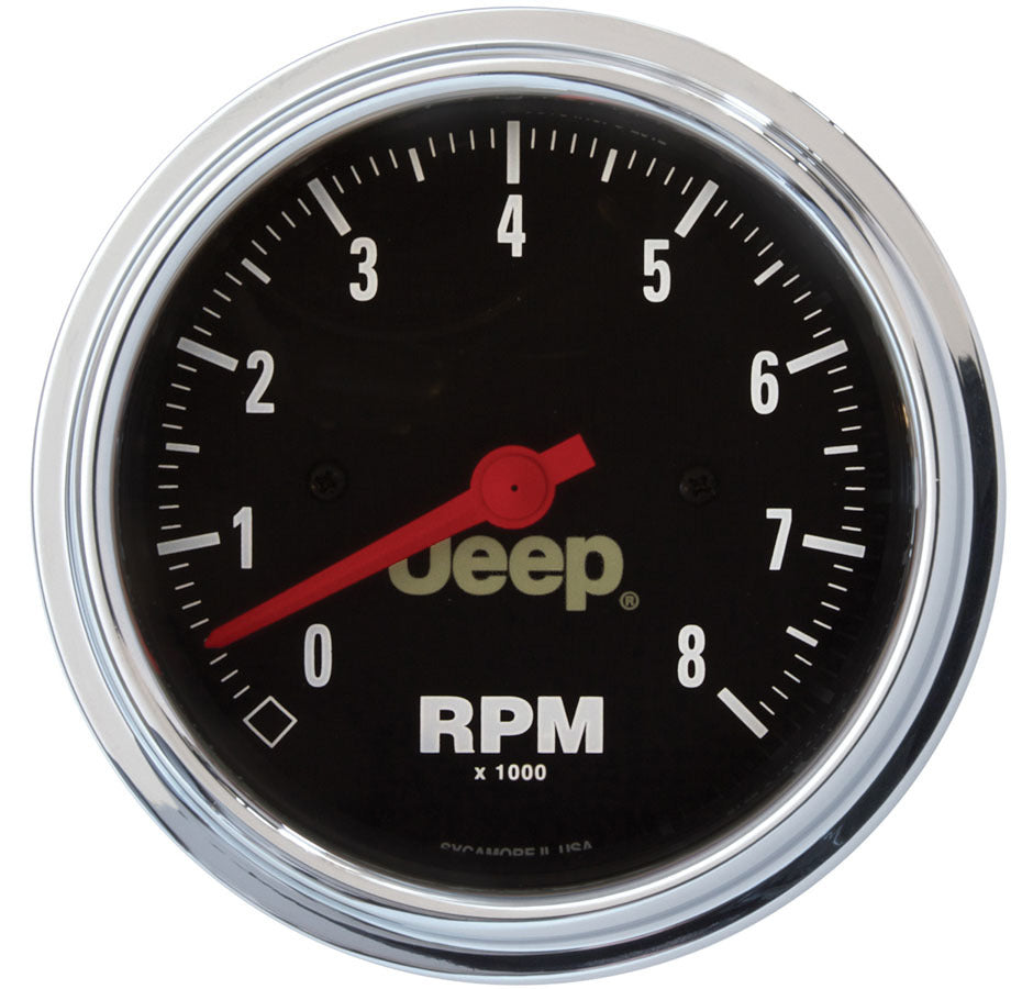 3-3/8 8000 RPM Tach - Jeep Series - AutoMeter 880246