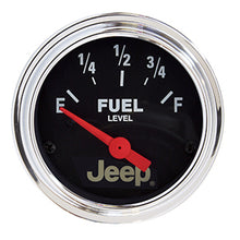 Load image into Gallery viewer, 2-1/16 Fuel Level Gauge 73-10 ohms - Jeep Serie - AutoMeter 880428