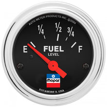 Load image into Gallery viewer, 2-1/16 Fuel Level Gauge Mopar Logo Series - AutoMeter 880785