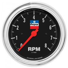 Load image into Gallery viewer, 3-3/8 Tachometer Gauge Mopar Logo Series - AutoMeter 880791